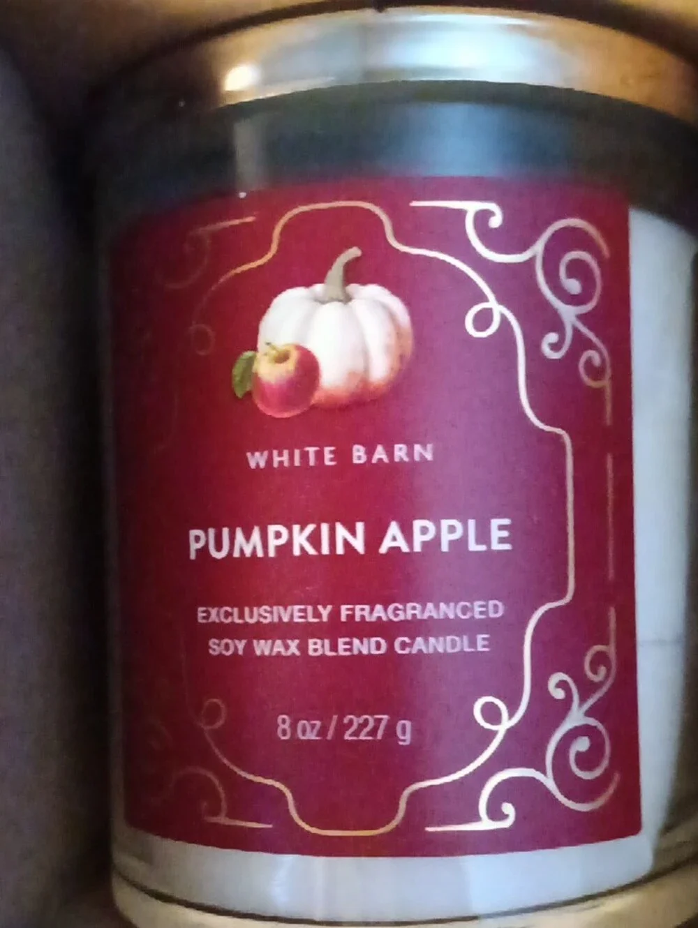 🎃🍎White Barn Pumpkin Apple Candle🎃🍎